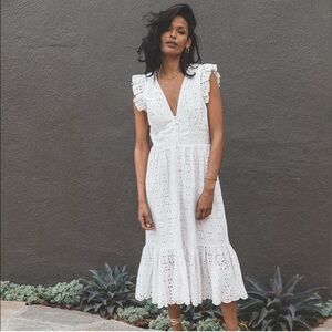 NWT Cleobella Brielle MIDI Dress Ivory